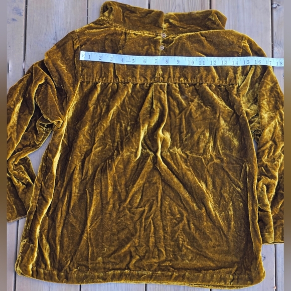 White Stuff Gold Velvety Pullover Top,UK Size 12, US Size 8. Good Condition - Picture 5 of 12